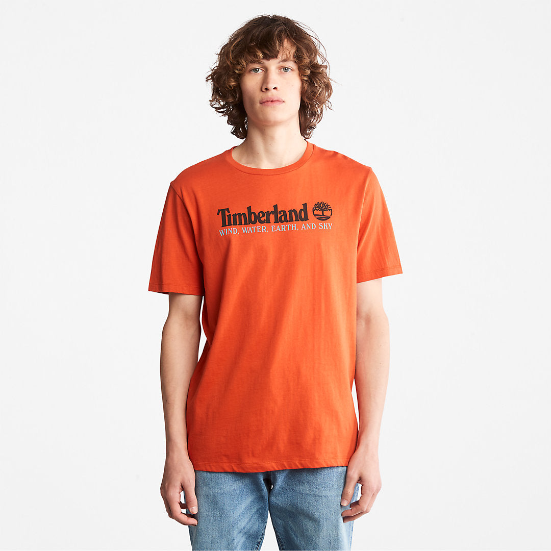Wind, Water, Earth and Sky™ T-Shirt for Men in Orange Timberland US