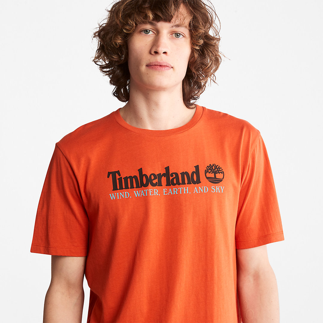 Wind, Water, Earth and Sky™ T-Shirt for Men in Orange Timberland US