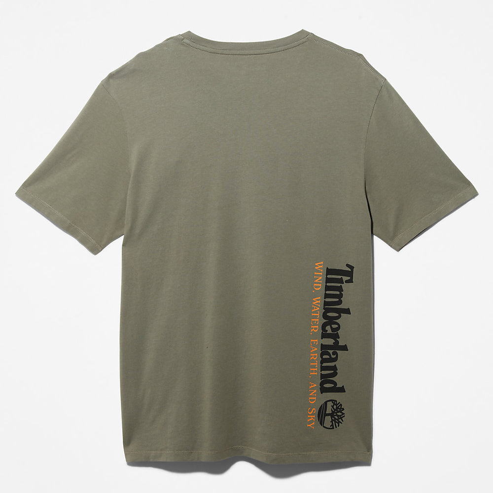 Wind, Water, Earth and Sky™ T-Shirt for Men in Green Timberland Sale