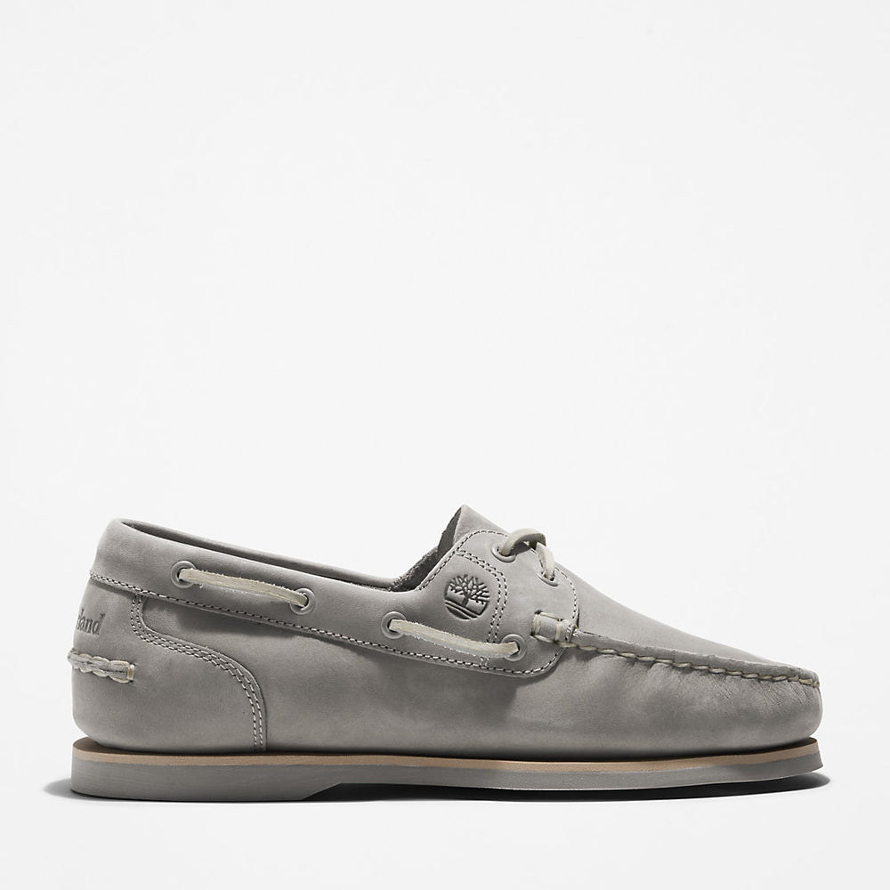 Timberland® Classic 2-Eye Boat Shoe for Women in Grey Timberland Outlet