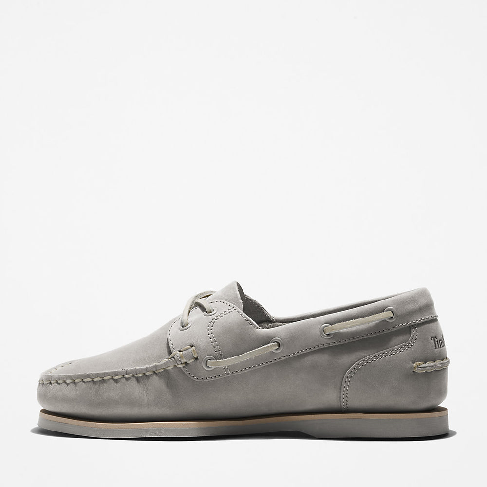 Timberland® Classic 2-Eye Boat Shoe for Women in Grey Timberland Outlet