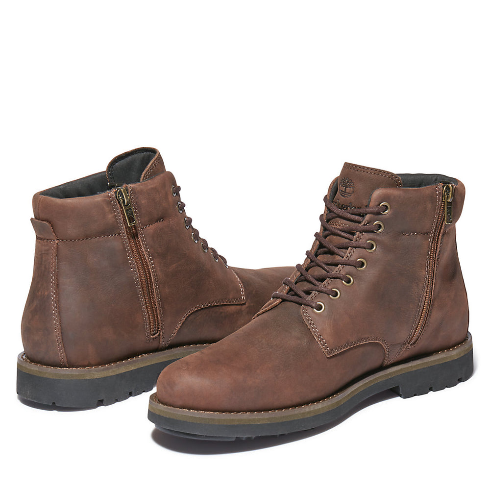 Alden Brook Side-Zip Boot for Men in Dark Brown Timberland Sale