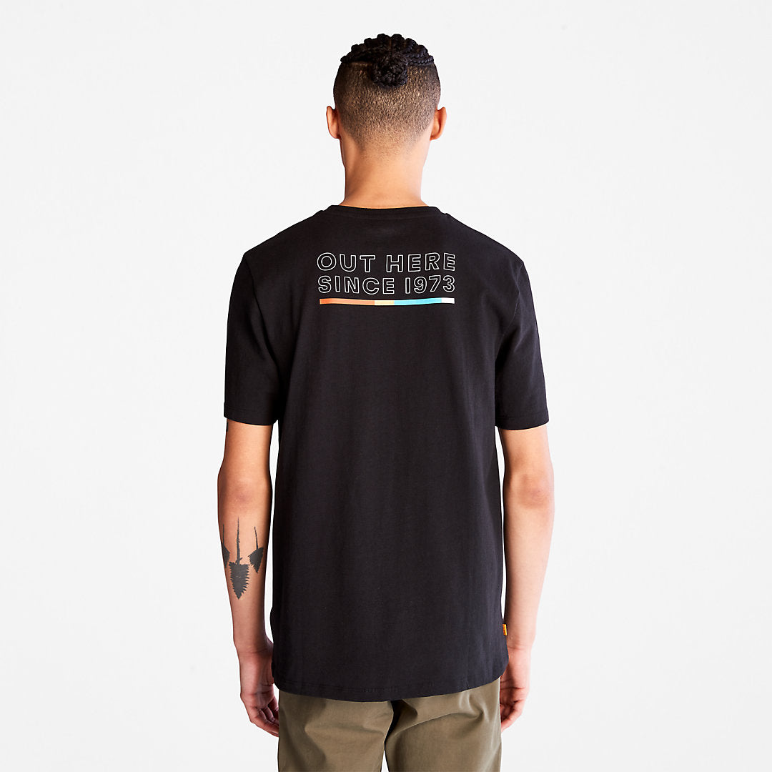 Outdoor Archive T-Shirt for Men in Black Timberland Discount