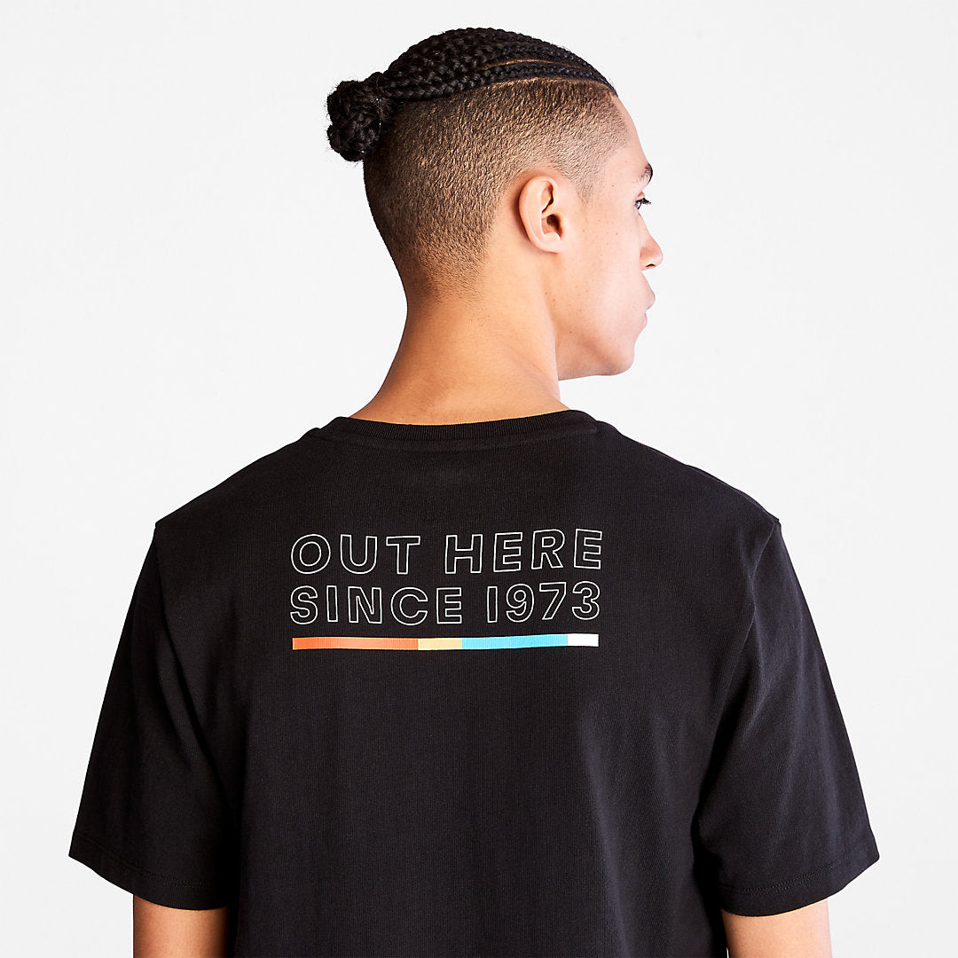 Outdoor Archive T-Shirt for Men in Black Timberland Discount