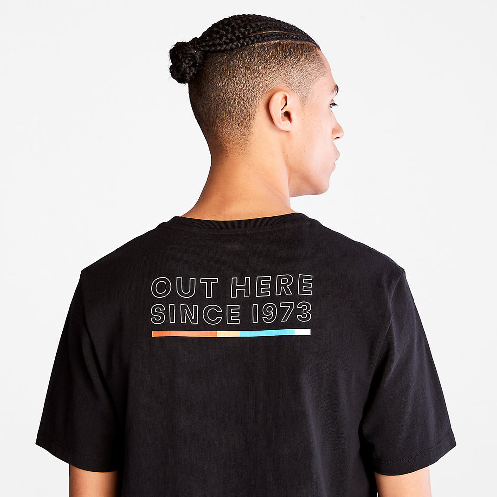 Outdoor Archive T-Shirt for Men in Black Timberland Discount