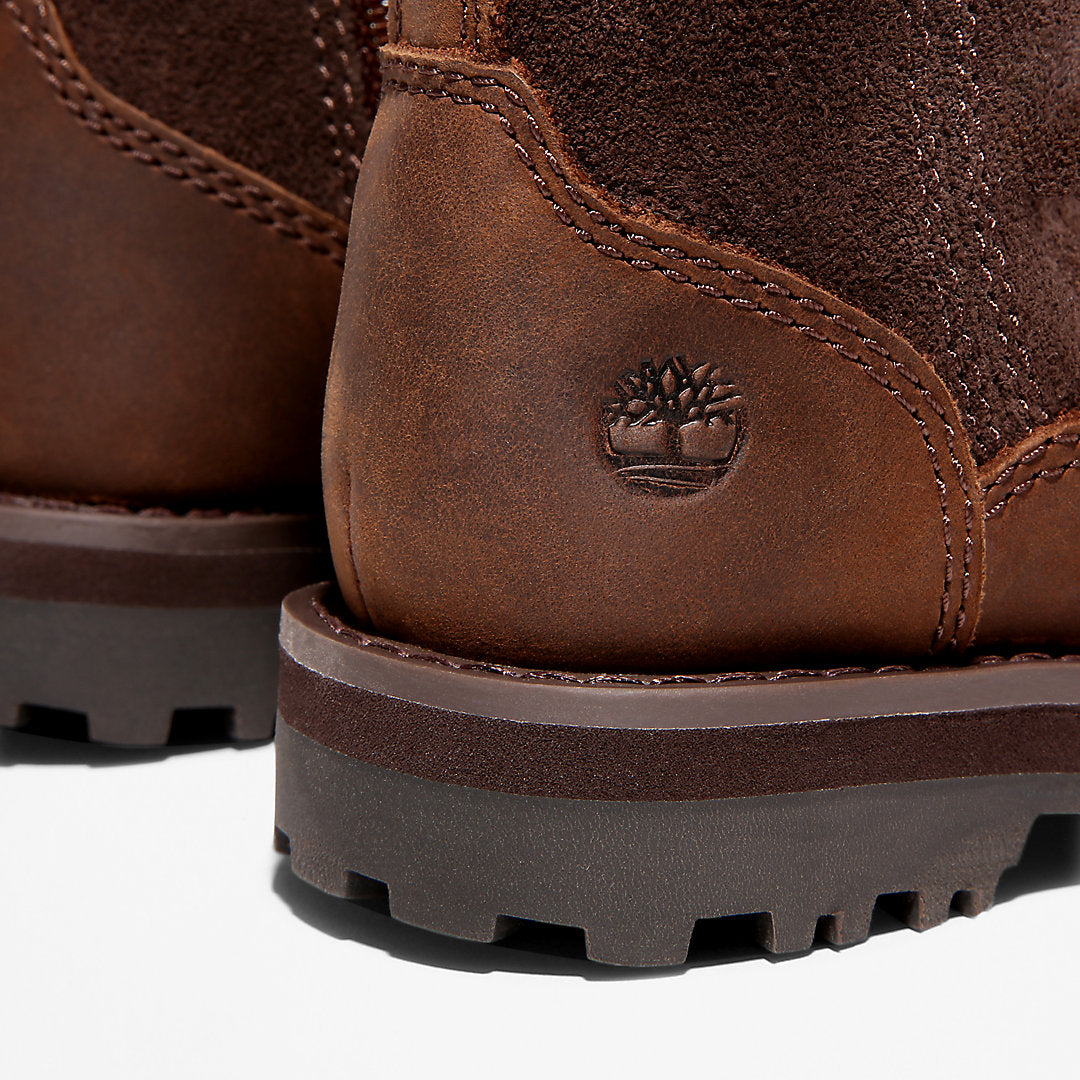 Courma Kid Warm Boot for Toddler in Dark Brown Timberland US