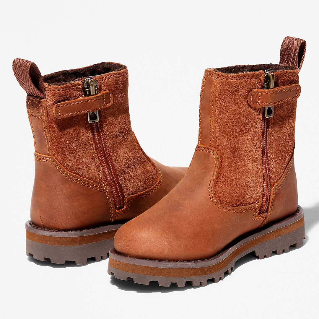 Courma Kid Warm Boot for Toddler in Brown Timberland On Sale