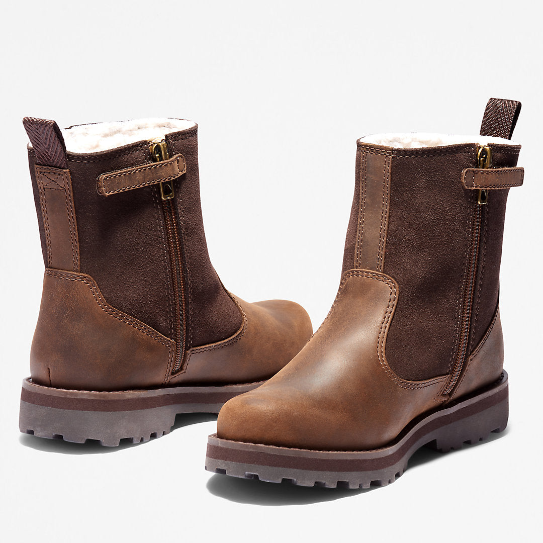 Courma Kid Lined Boot for Junior in Dark Brown Timberland Online