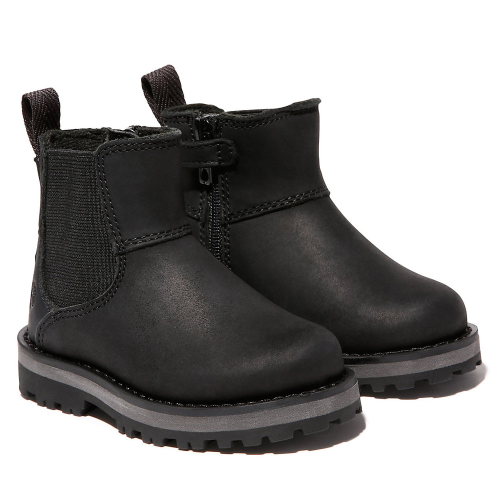 Courma Kid Chelsea Boot for Toddler in Black Timberland Outlet