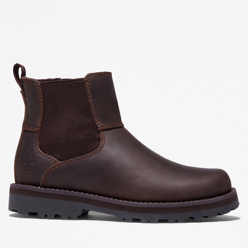 Courma Kid Chelsea Boot for Junior in Dark Brown Timberland Outlet