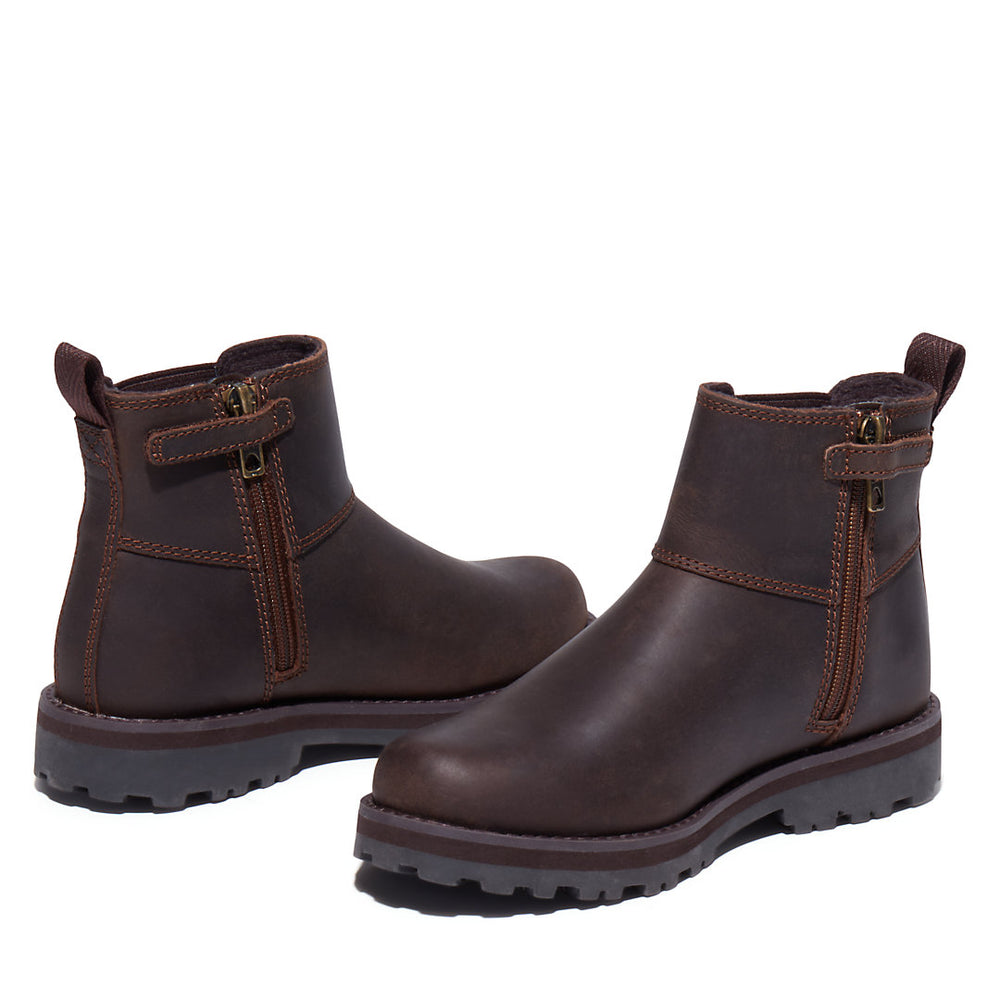 Courma Kid Chelsea Boot for Junior in Dark Brown Timberland Outlet