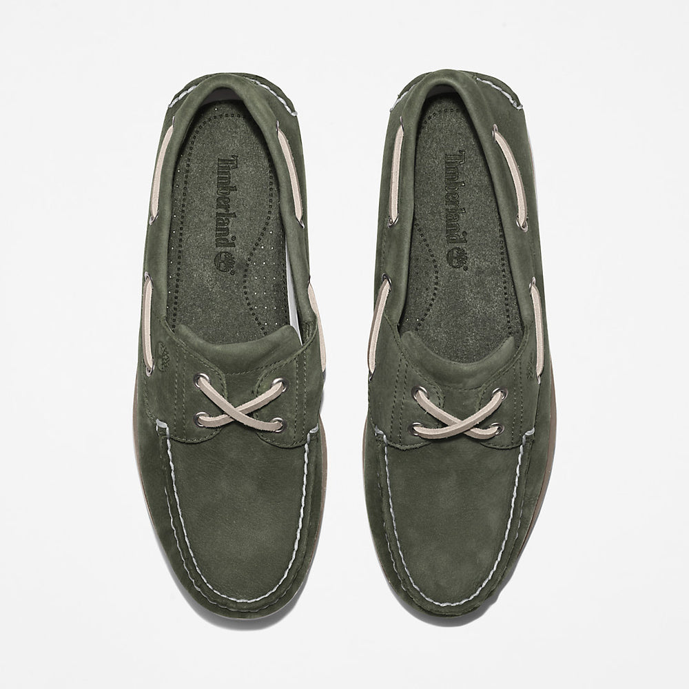Timberland® 2-Eye Classic Boat Shoe for Men in Dark Green Timberland Online