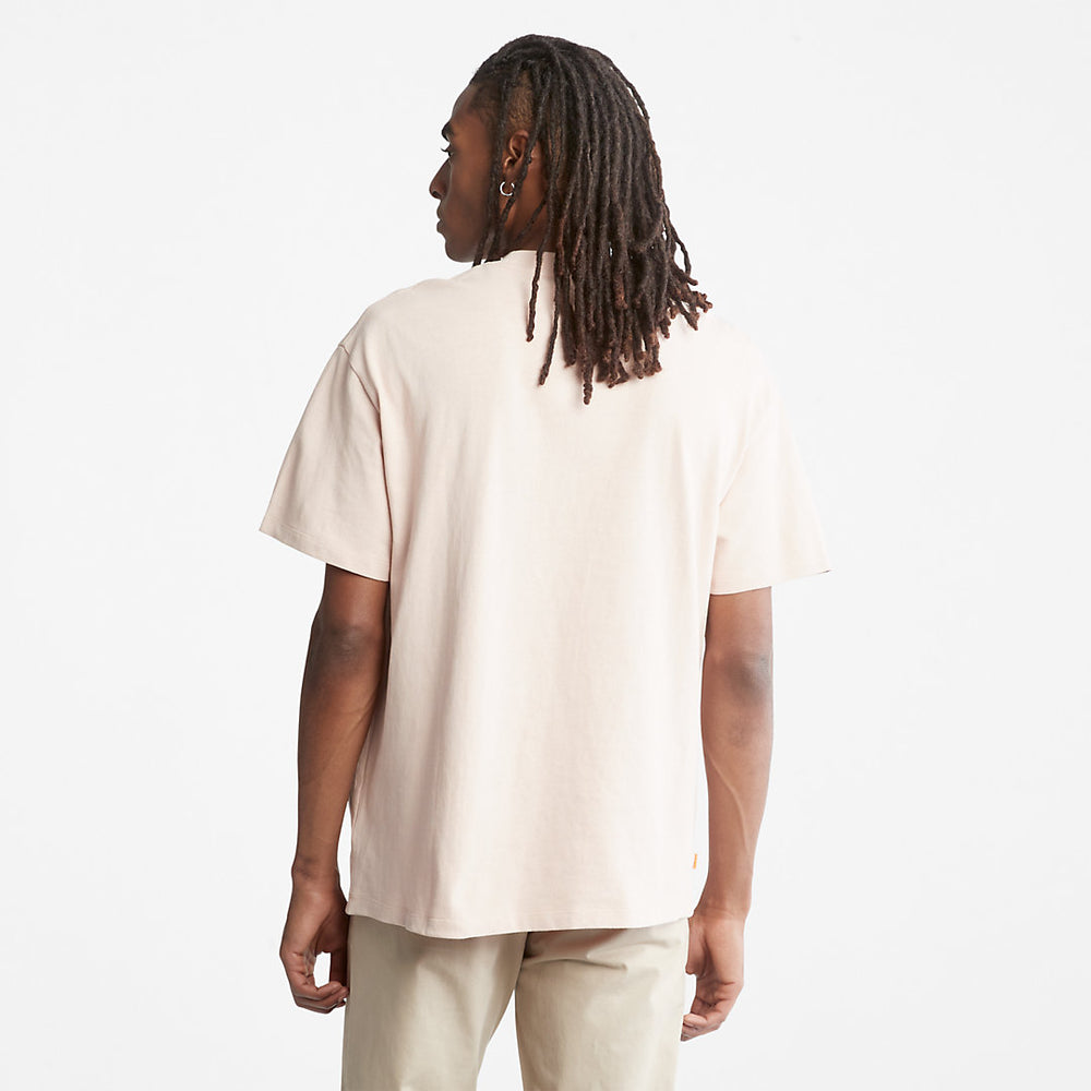 Progressive Utility Multi-pocket T-Shirt for Men in Pink Timberland Outlet