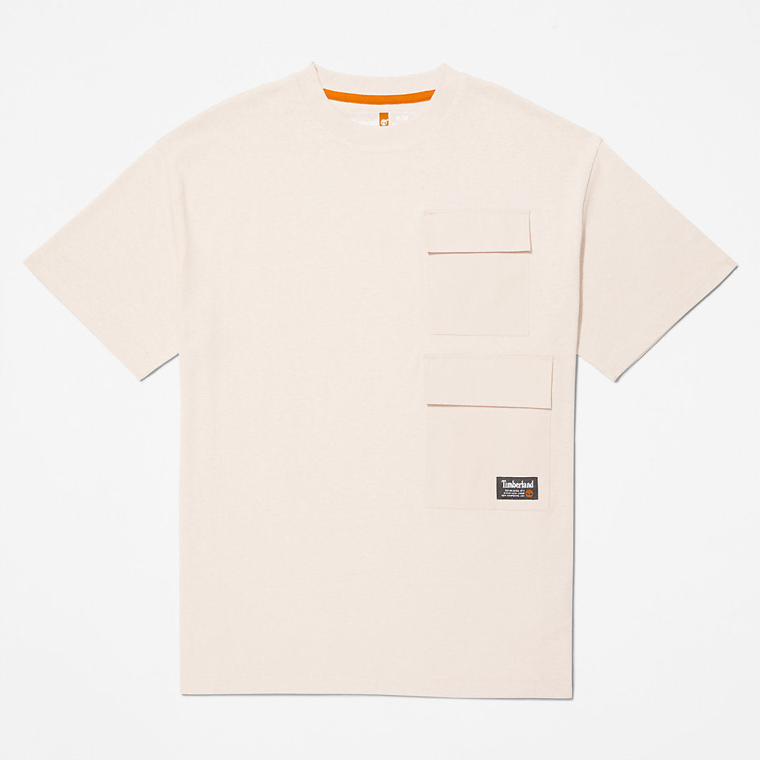 Progressive Utility Multi-pocket T-Shirt for Men in Pink Timberland Outlet
