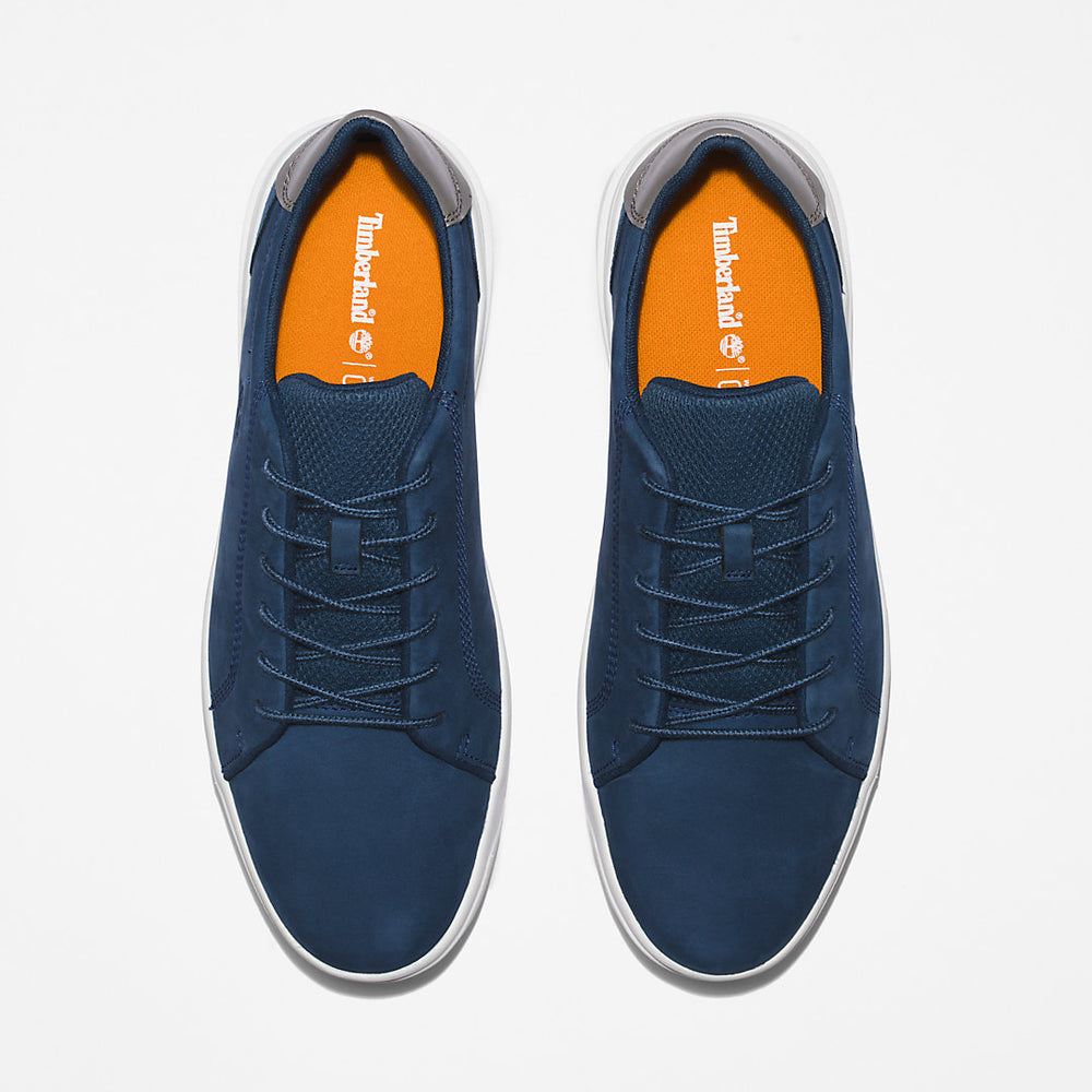 Seneca Bay Leather Trainer for Men in Blue Timberland US