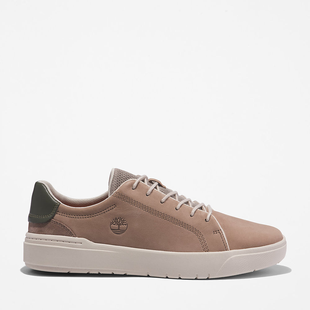 Seneca Bay Leather Trainer for Men in Beige Timberland Outlet