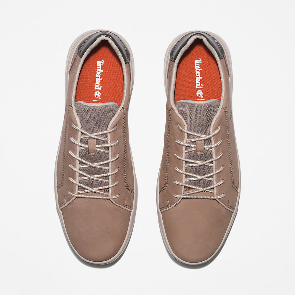 Seneca Bay Leather Trainer for Men in Beige Timberland Outlet