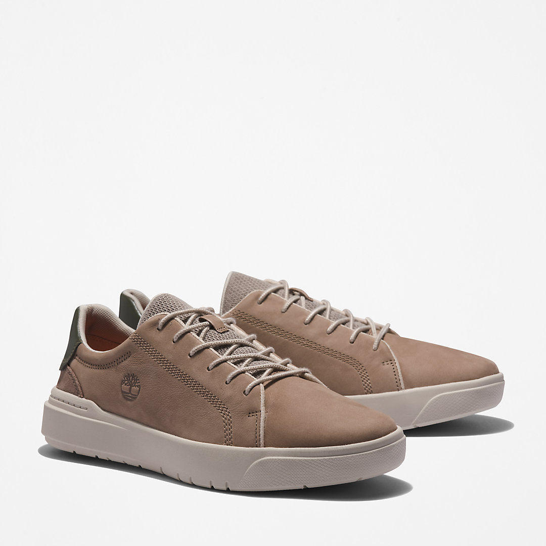 Seneca Bay Leather Trainer for Men in Beige Timberland Outlet