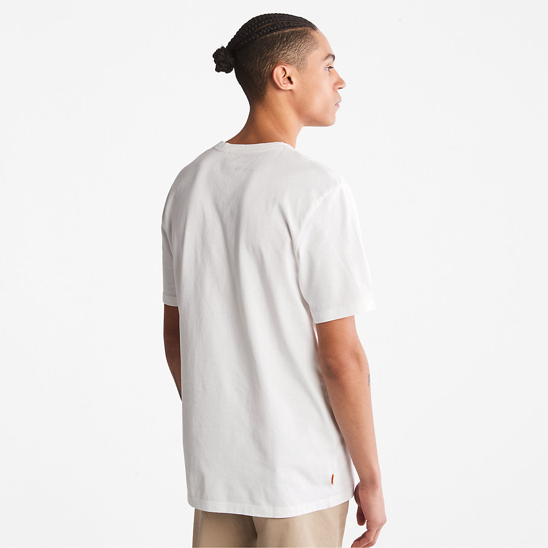 Progressive Utility Graphic T-Shirt for Men in White Timberland For Sale