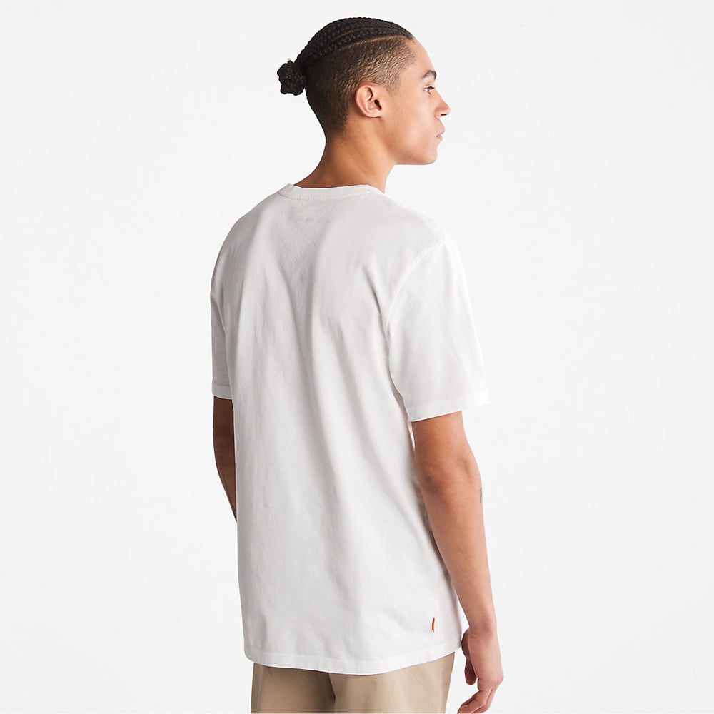 Progressive Utility Graphic T-Shirt for Men in White Timberland For Sale