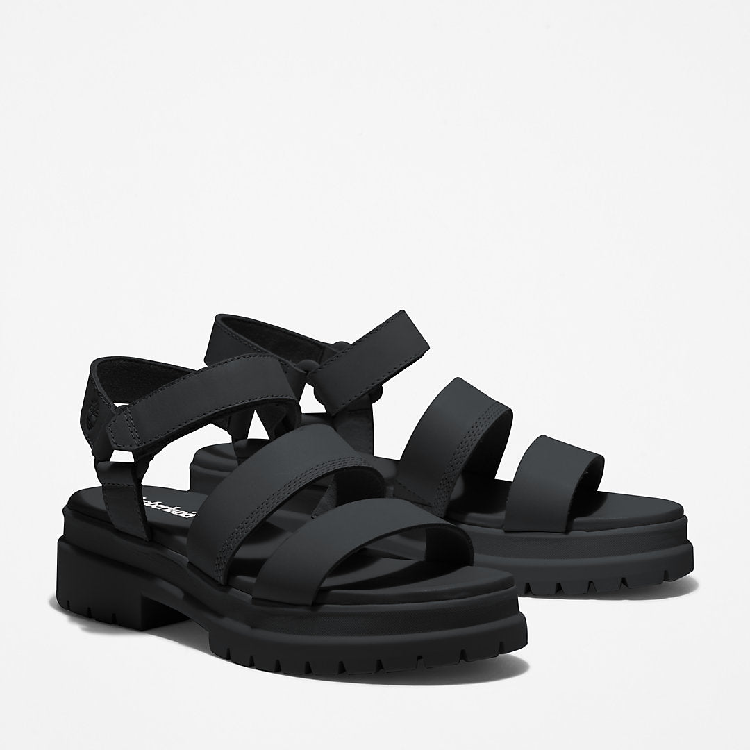 London Vibe Ankle-Strap Sandal for Women in Black Timberland Discount