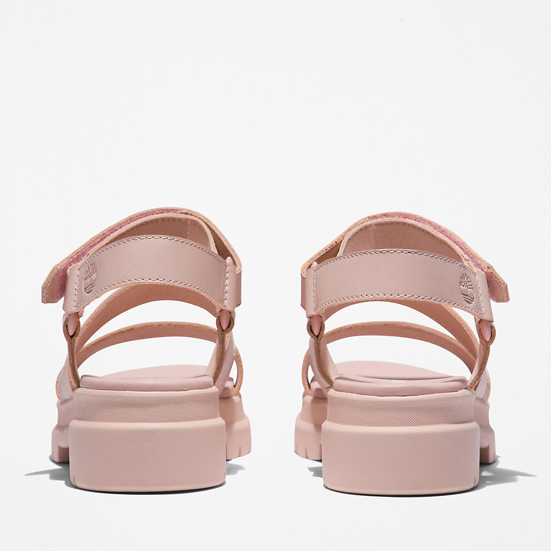 London Vibe Ankle-Strap Sandal for Women in Light Pink Timberland US