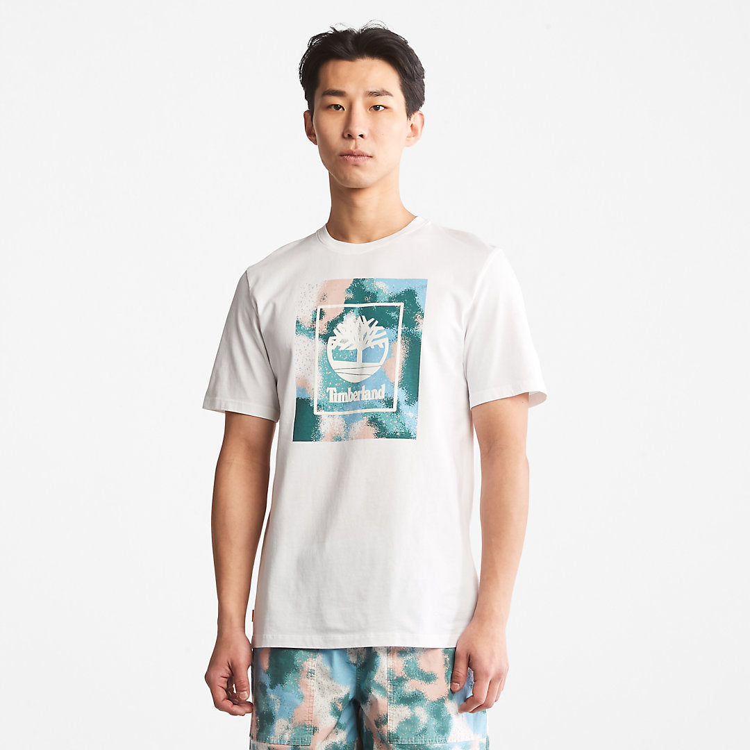 Storytelling Logo T-Shirt for Men in White Timberland US