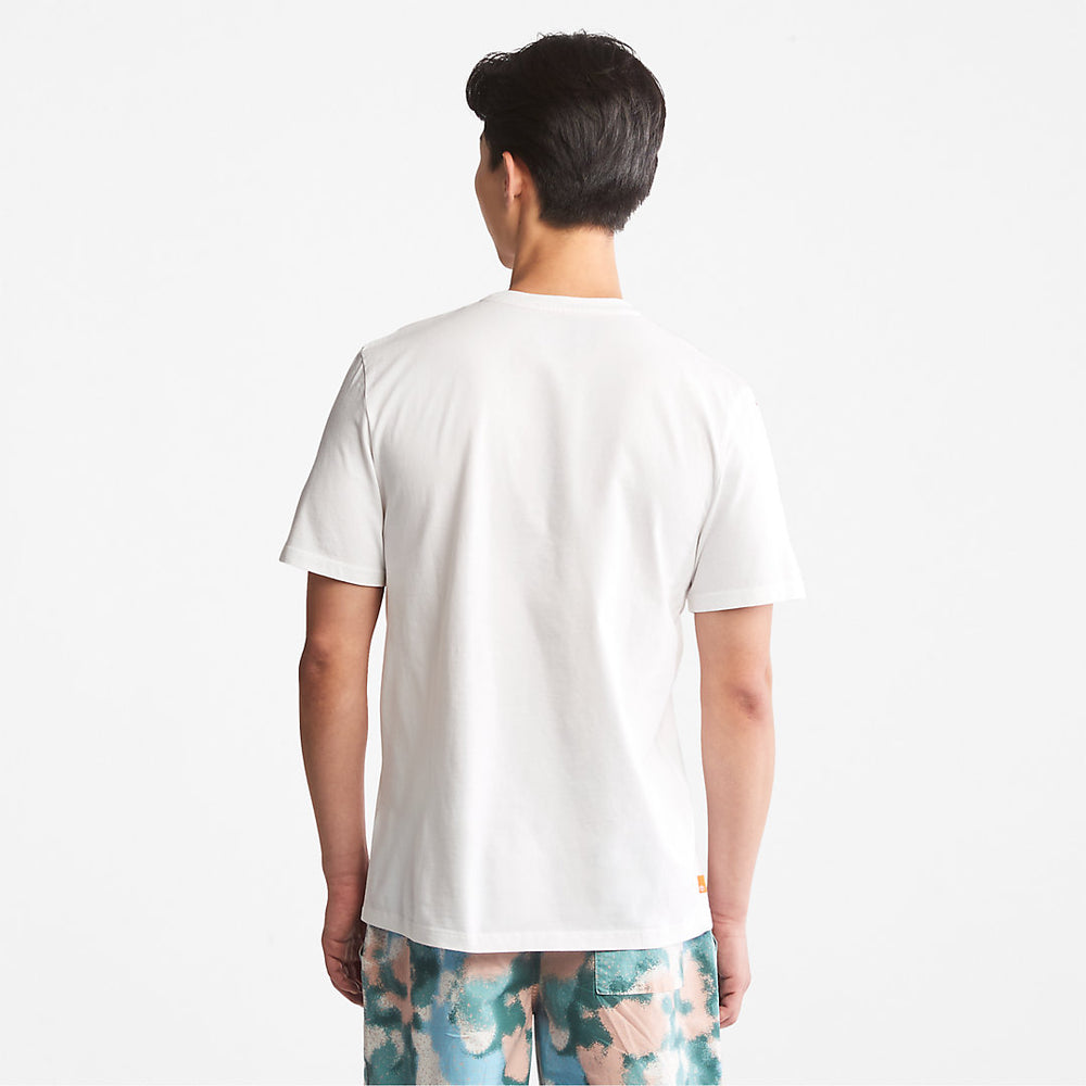 Storytelling Logo T-Shirt for Men in White Timberland US