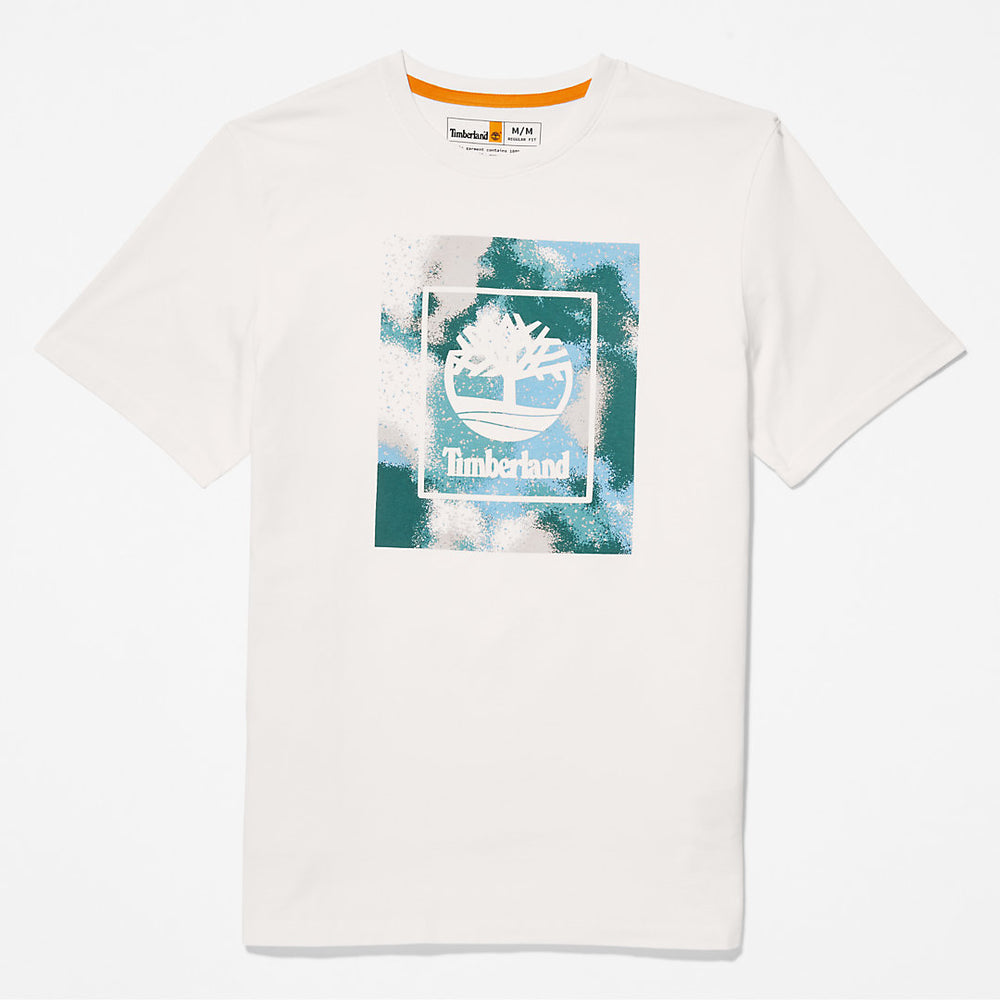 Storytelling Logo T-Shirt for Men in White Timberland US