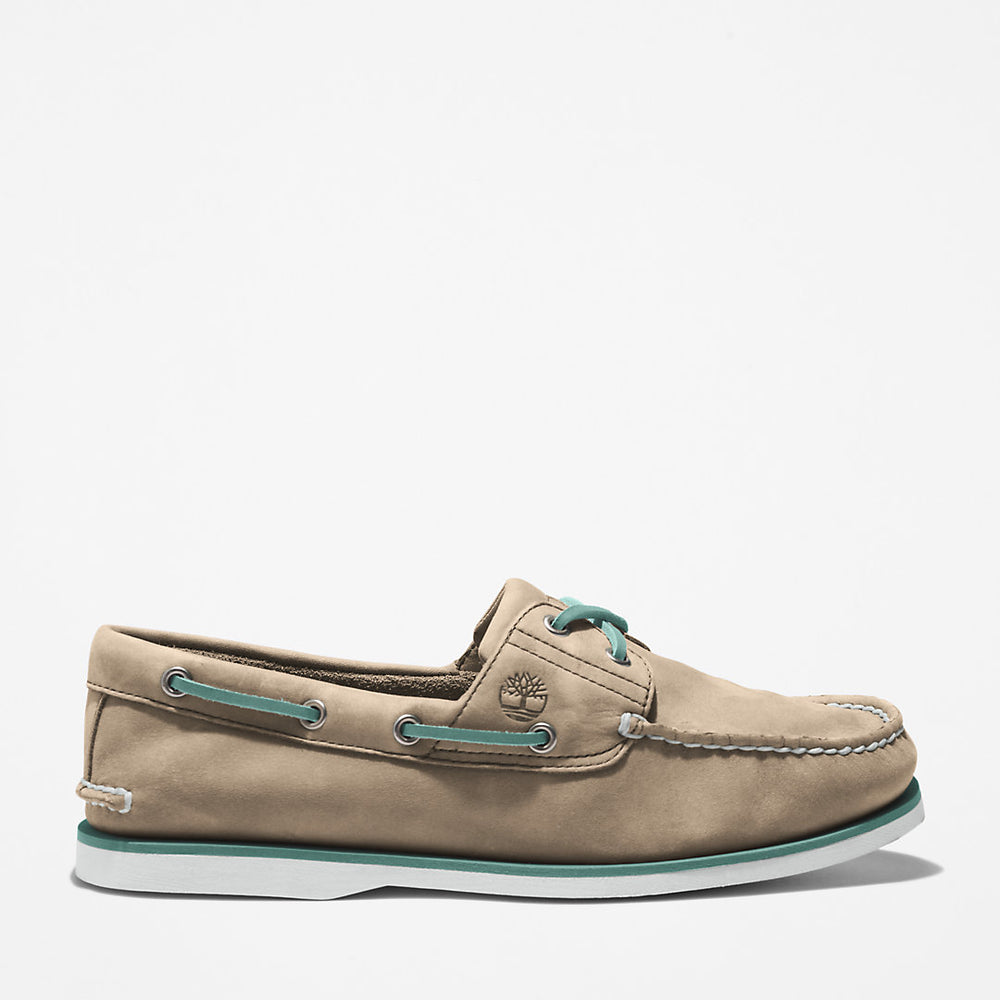 Timberland® 2-Eye Classic Boat Shoe for Men in Beige Timberland Discount