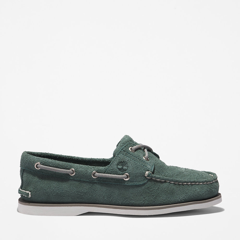 Timberland® 2-Eye Classic Boat Shoe for Men in Green Timberland For Sale