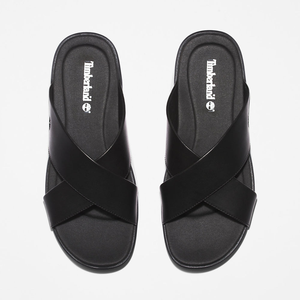 Kesler Cove Cross-band Sandal for Men in Black Timberland Online