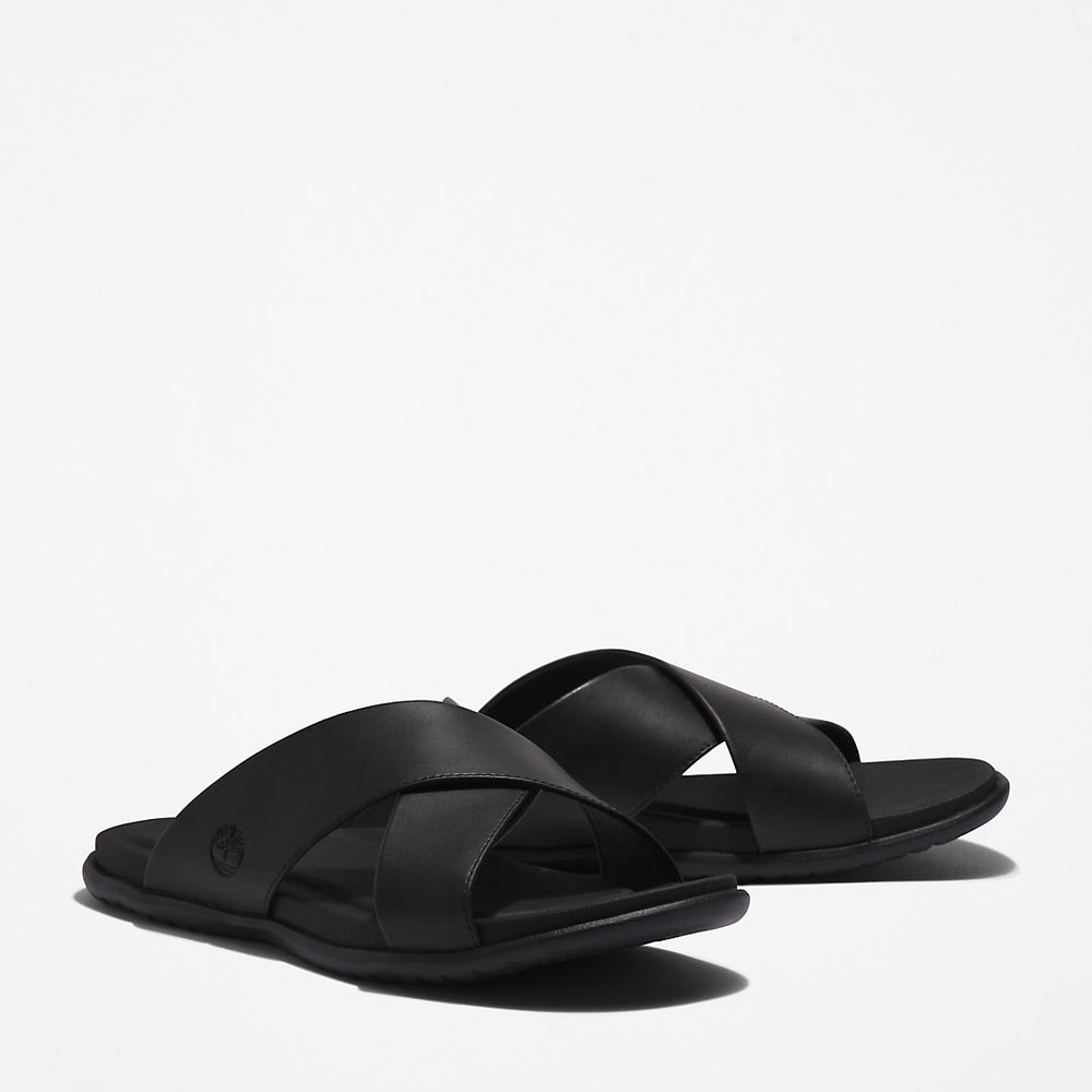 Kesler Cove Cross-band Sandal for Men in Black Timberland Online