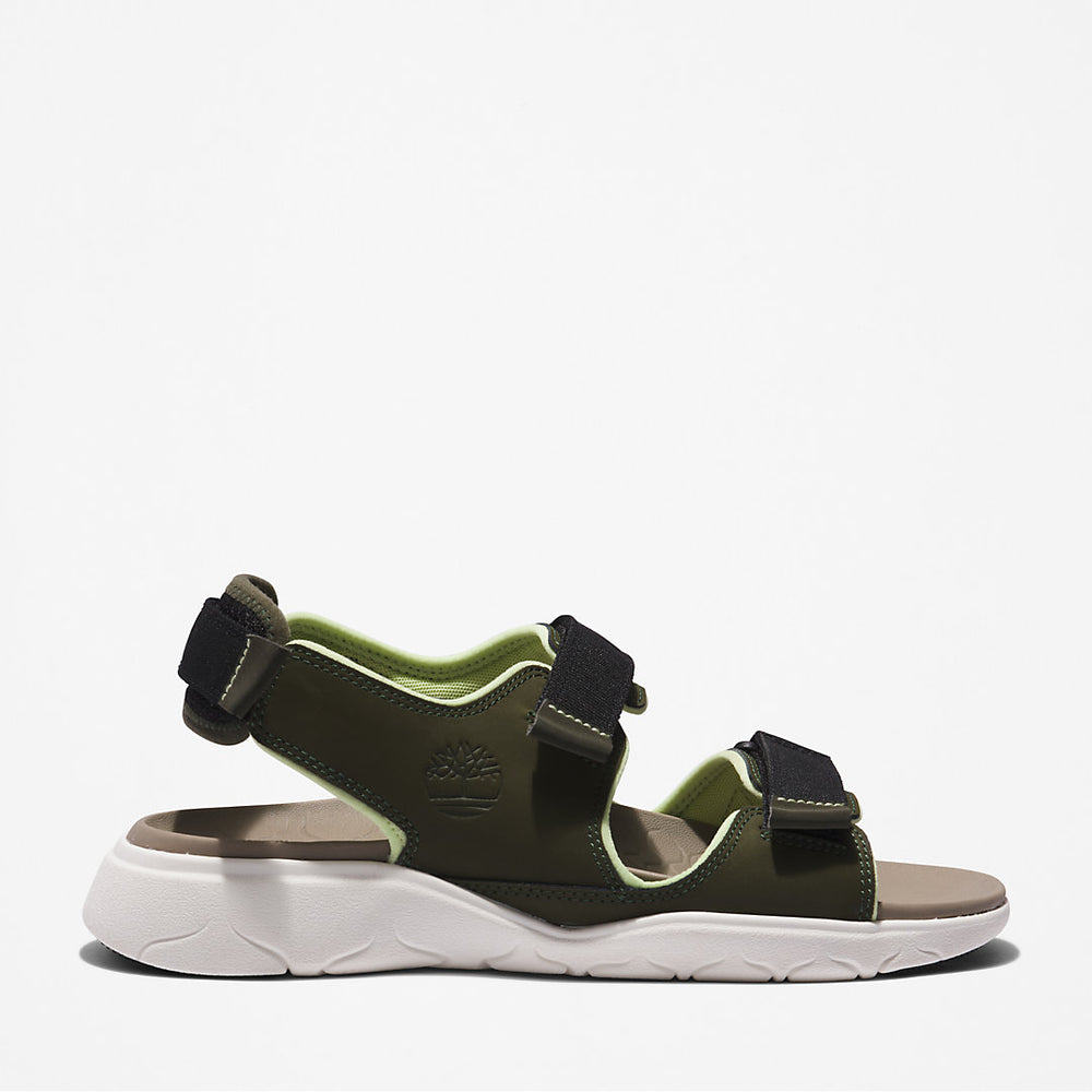 TBL® Whitehaven Backstrap Sandal for Men in Dark Green Timberland Discount