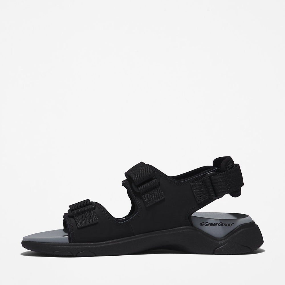 TBL® Whitehaven Backstrap Sandal for Men in Black Timberland US