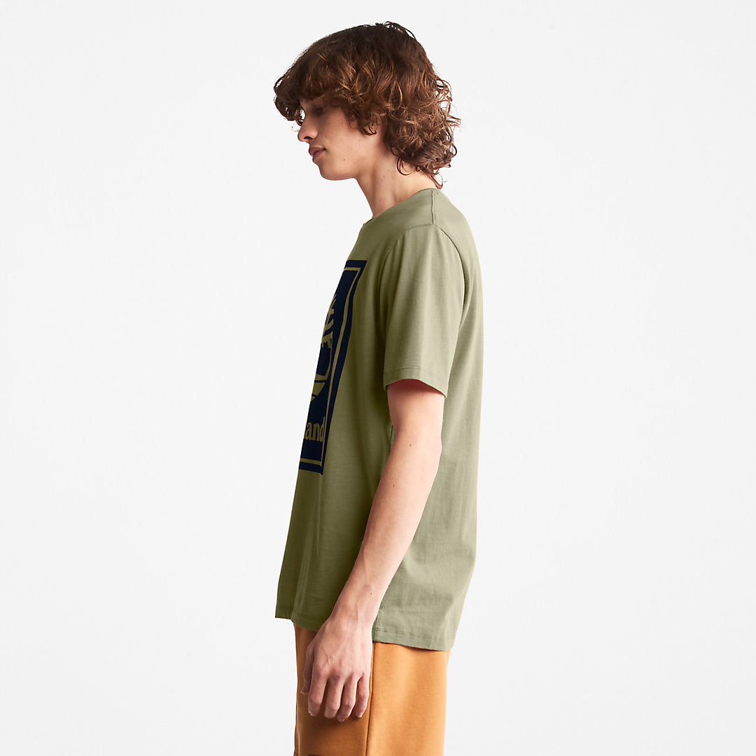 Tree Logo T-Shirt for All Gender in Green Timberland Outlet