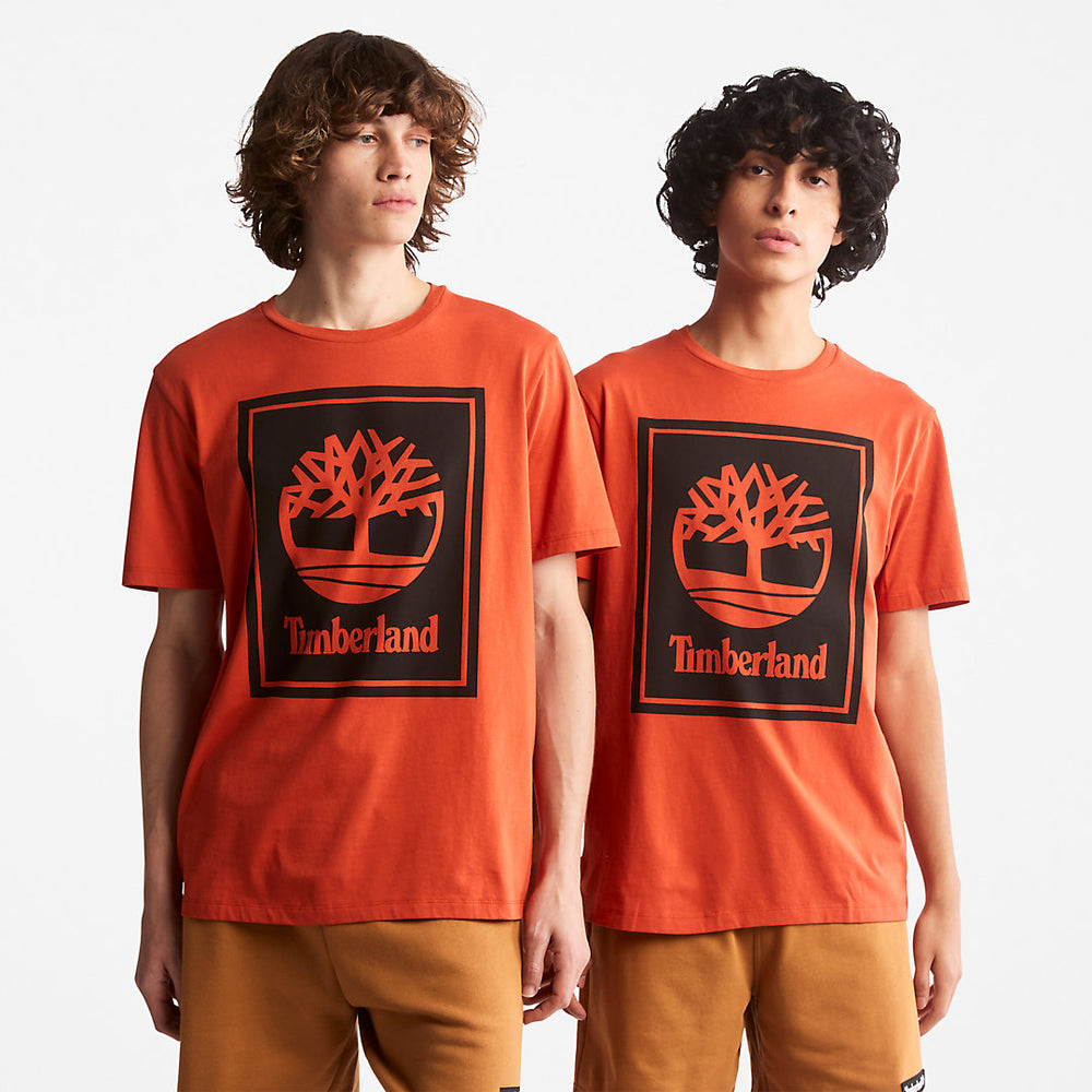Tree Logo T-Shirt for All Gender in Orange Timberland Online