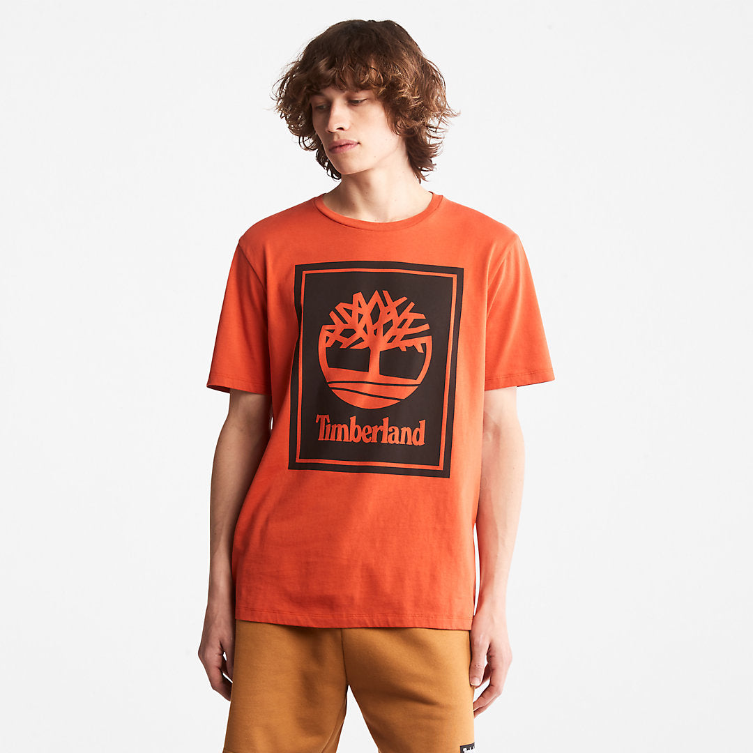 Tree Logo T-Shirt for All Gender in Orange Timberland Online