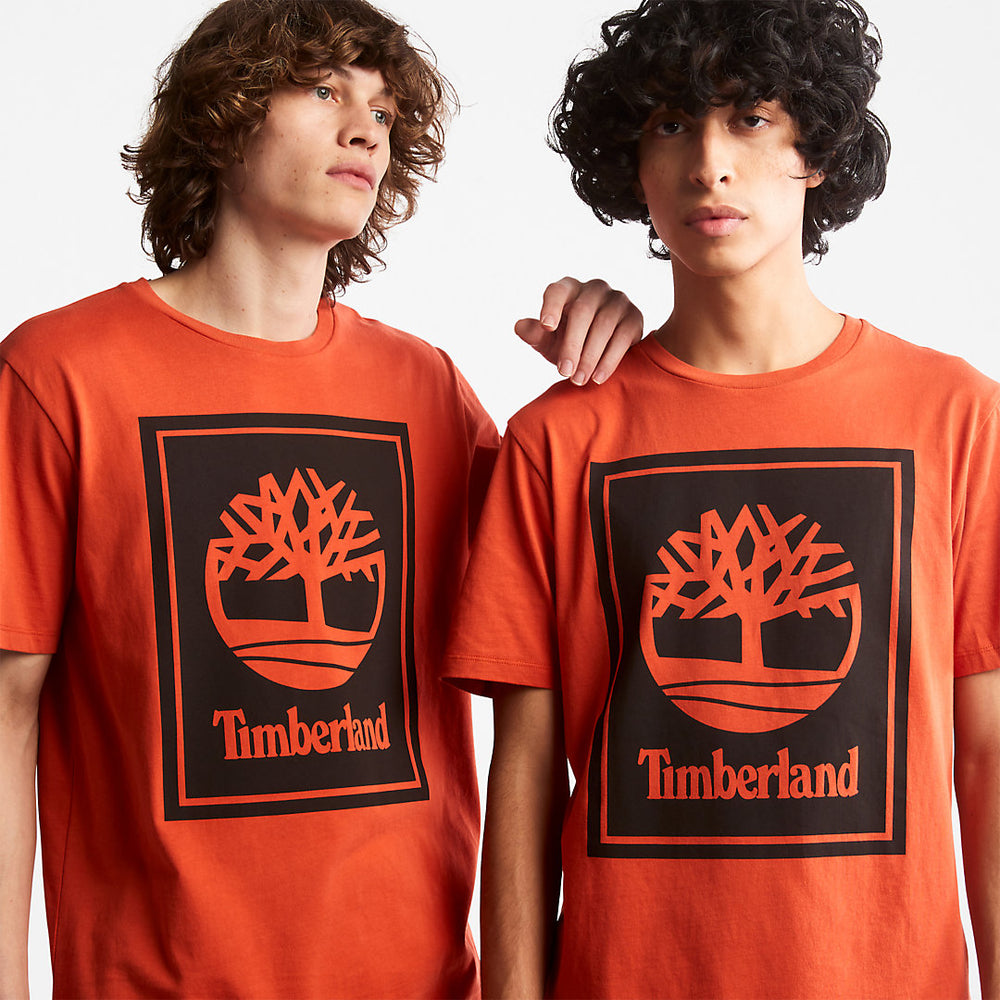 Tree Logo T-Shirt for All Gender in Orange Timberland Online