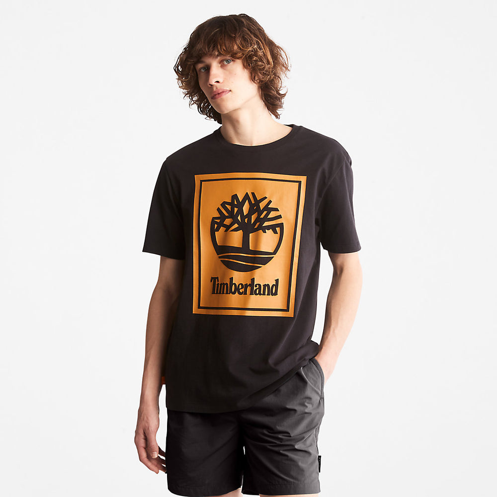 Tree Logo T-Shirt for All Gender in Black Timberland US