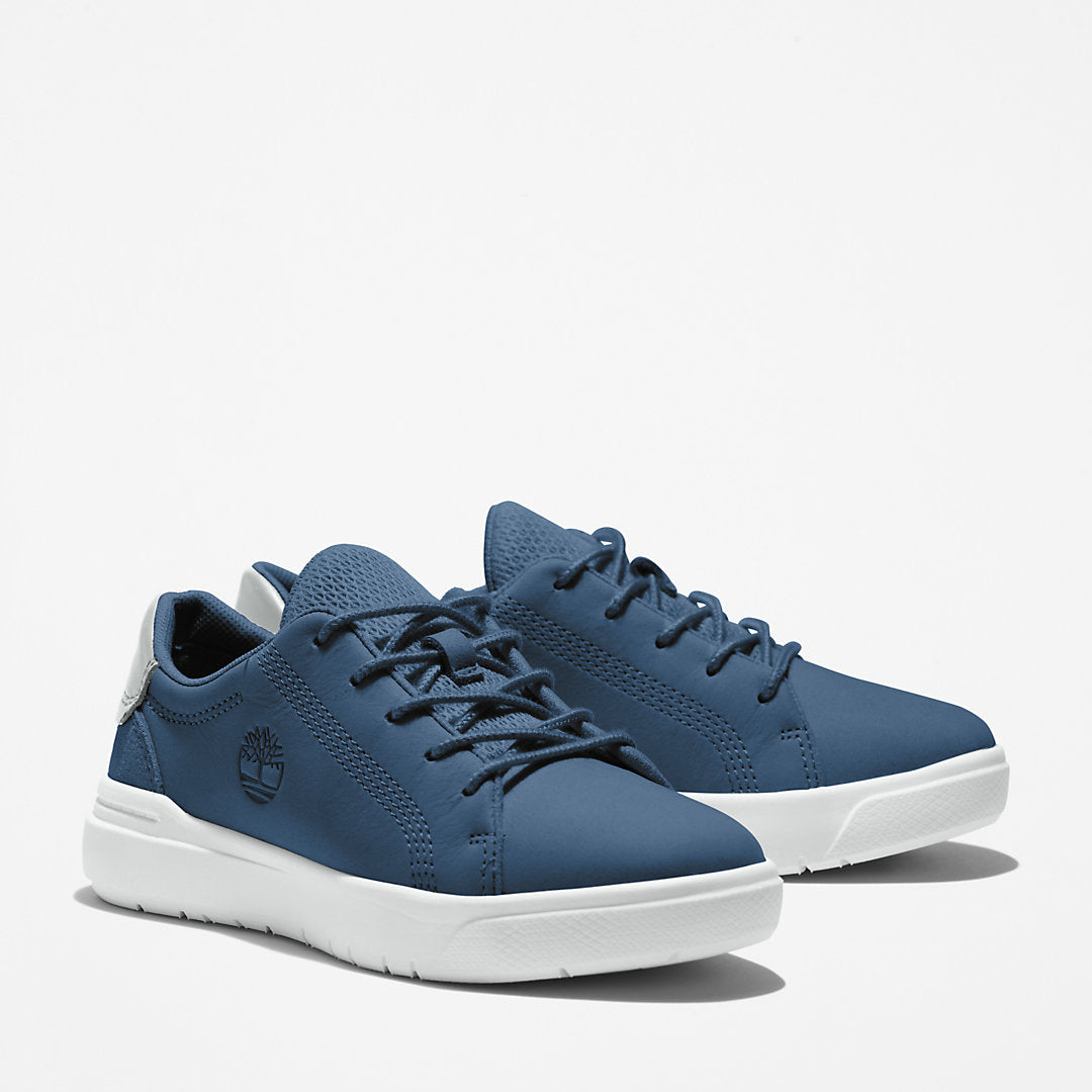 Seneca Bay Leather Trainer for Kids in Blue Timberland Online