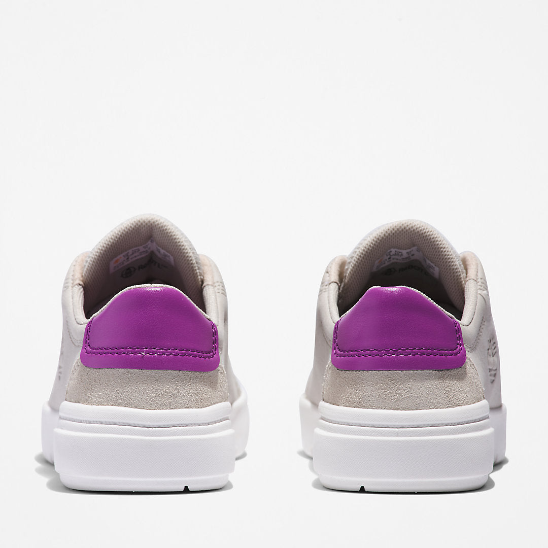 Seneca Bay Leather Trainer for Kids in White Timberland Sale