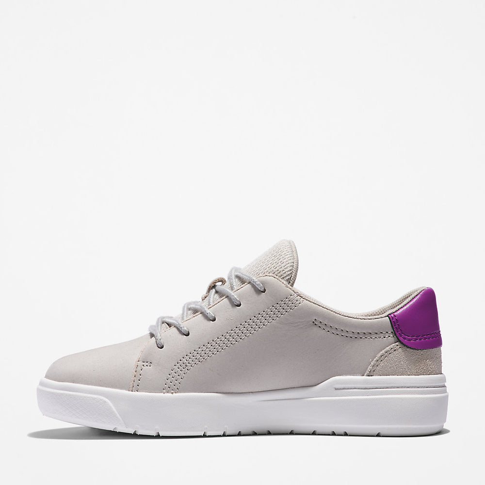 Seneca Bay Leather Trainer for Kids in White Timberland Sale