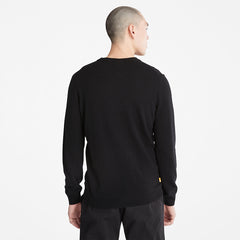Cohas Brook Crewneck Sweater for Men in Black Timberland Outlet