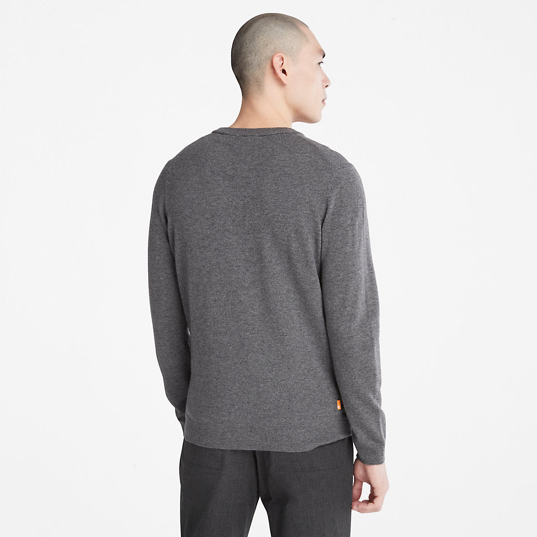 Cohas Brook Crewneck Sweater for Men in Grey Timberland Outlet