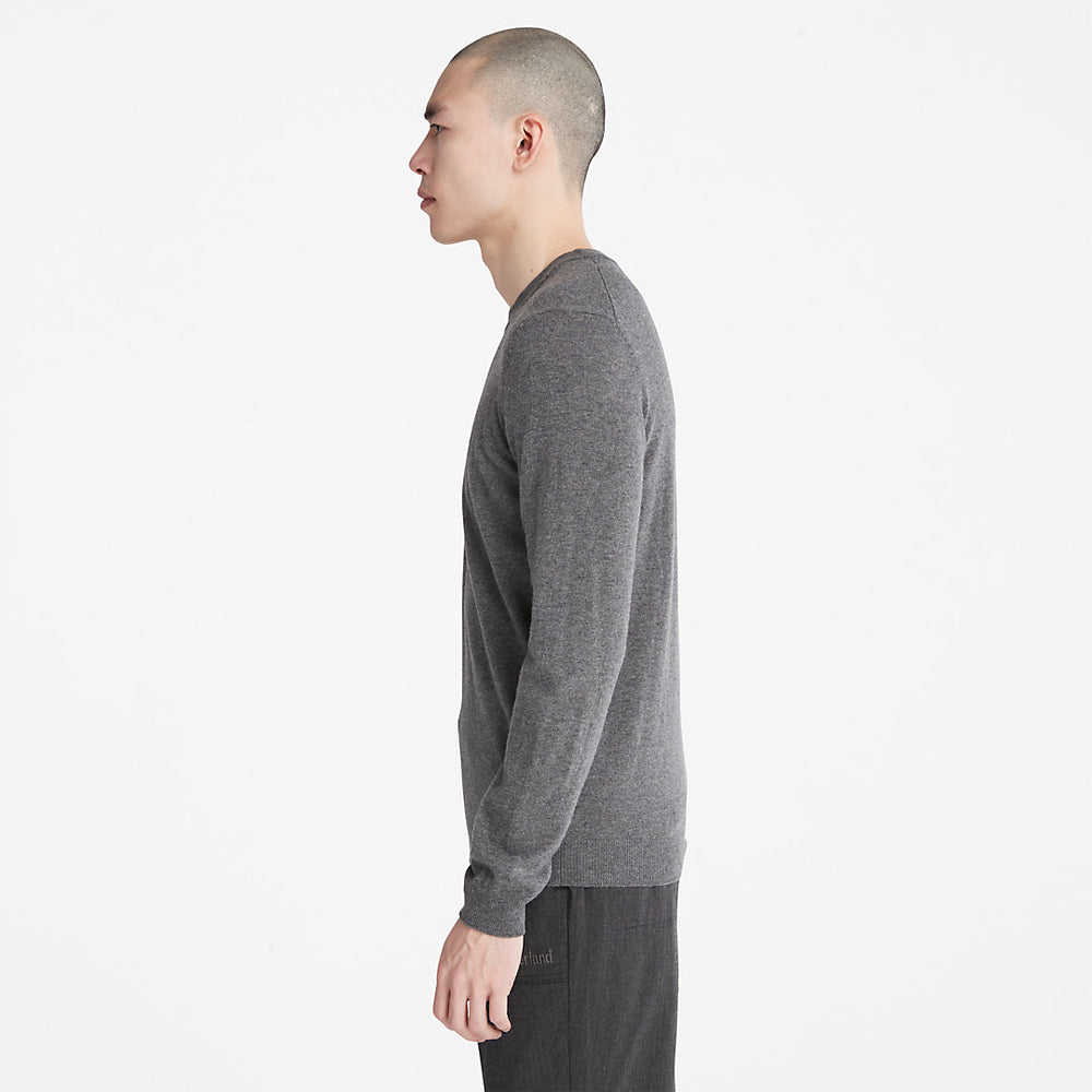 Cohas Brook Crewneck Sweater for Men in Grey Timberland Outlet