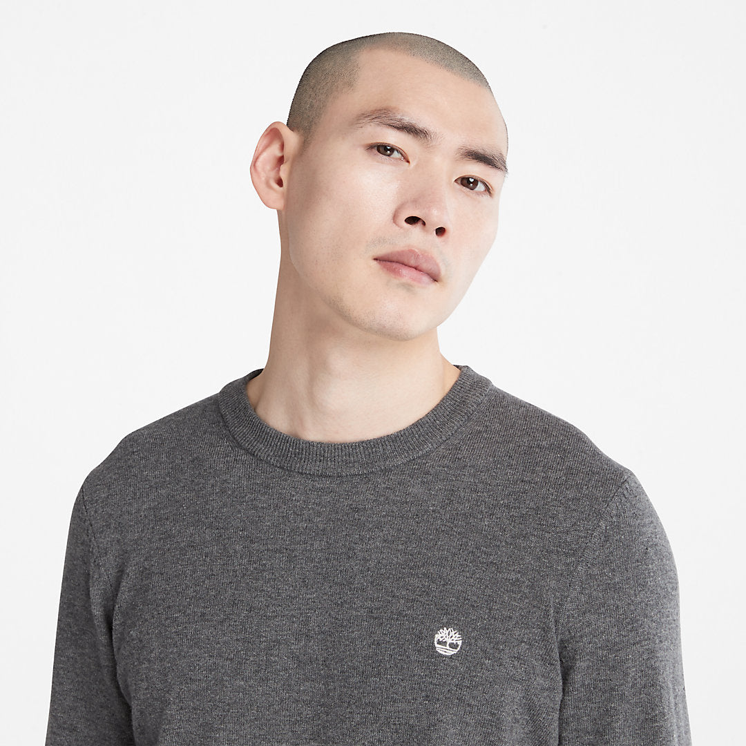 Cohas Brook Crewneck Sweater for Men in Grey Timberland Outlet