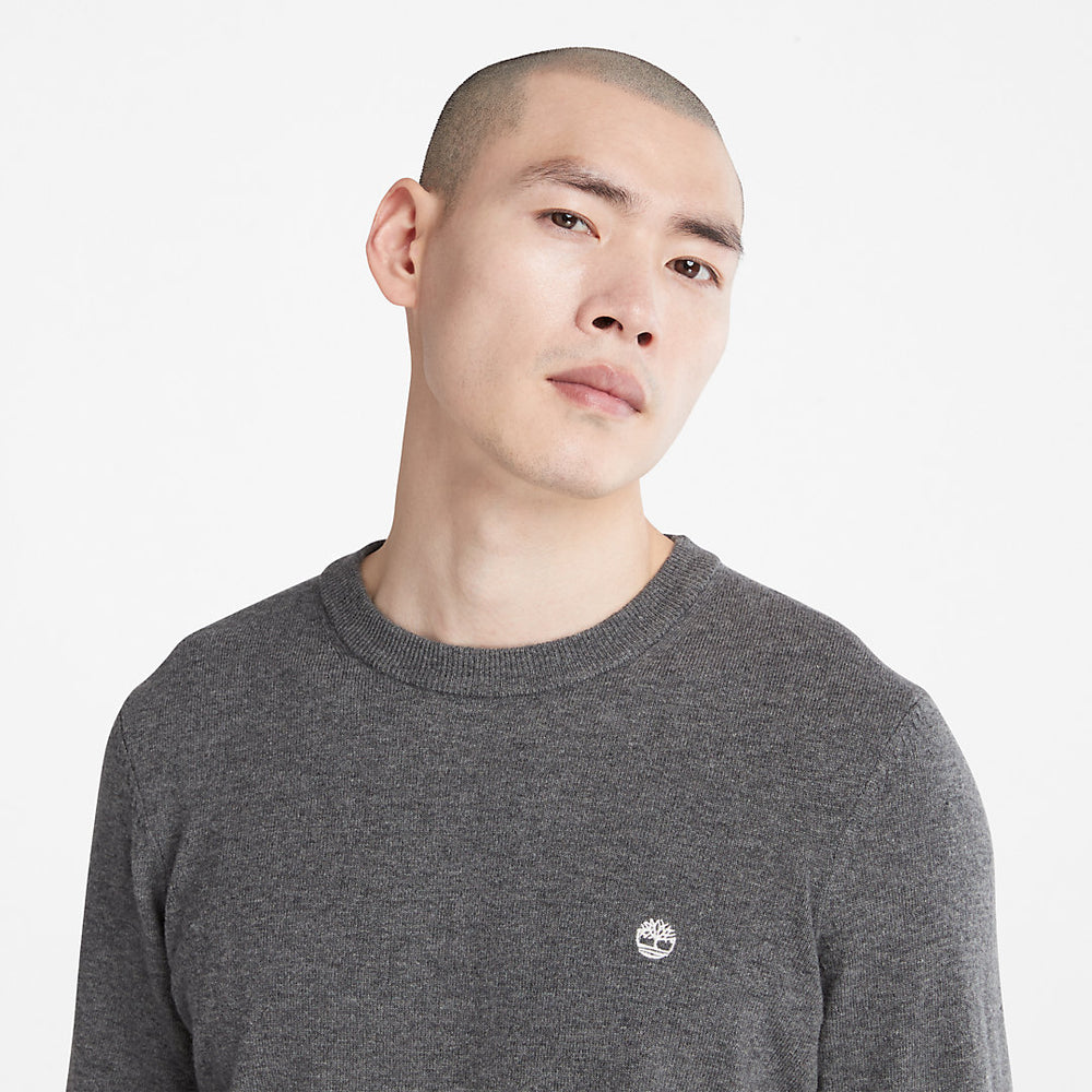 Cohas Brook Crewneck Sweater for Men in Grey Timberland Outlet