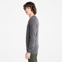 Cohas Brook V-Neck Sweater for Men in Dark Grey Timberland Outlet