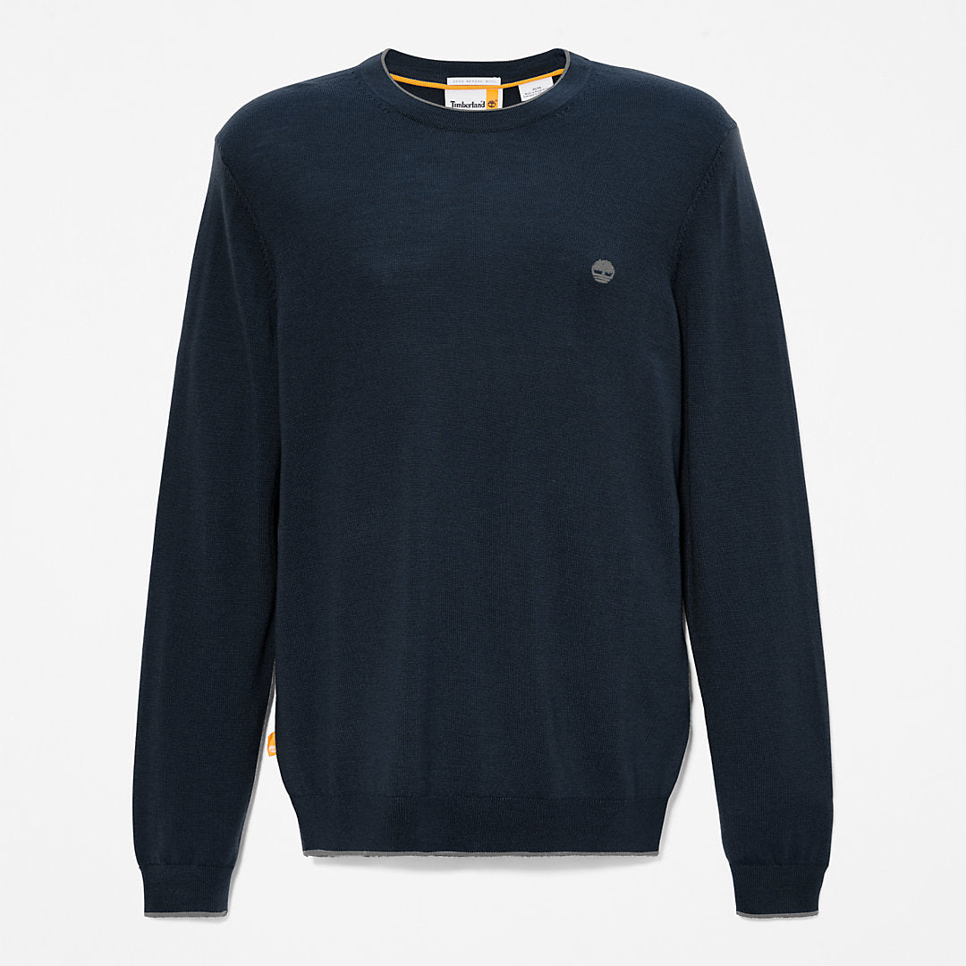 Nissitissit River Merino Wool Sweater for Men in Navy Timberland Sale